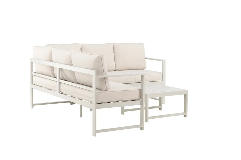 Salvador Sofagruppe Utendørs 4-seter - Svart - Hage - Utemiljø - Veranda & terrasse - Verandamøbler