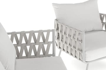 Sandina sofagruppe 3-seter + 2 lenestoler - Beige - Hage - Utemiljø - Veranda & terrasse - Verandamøbler