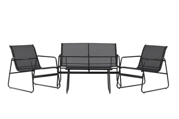 Scopello Sofagruppe Utendørs 4-seter - Svart - Hage - Utemiljø - Veranda & terrasse - Verandamøbler