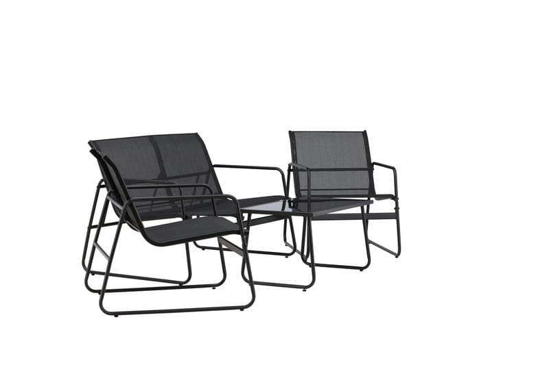 Scopello Sofagruppe Utendørs 4-seter - Svart - Hage - Utemiljø - Veranda & terrasse - Verandamøbler