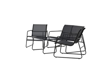 Scopello Sofagruppe Utendørs 4-seter - Svart - Hage - Utemiljø - Veranda & terrasse - Verandamøbler