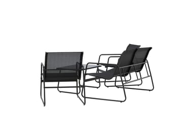 Scopello Sofagruppe Utendørs 4-seter - Svart - Hage - Utemiljø - Veranda & terrasse - Verandamøbler