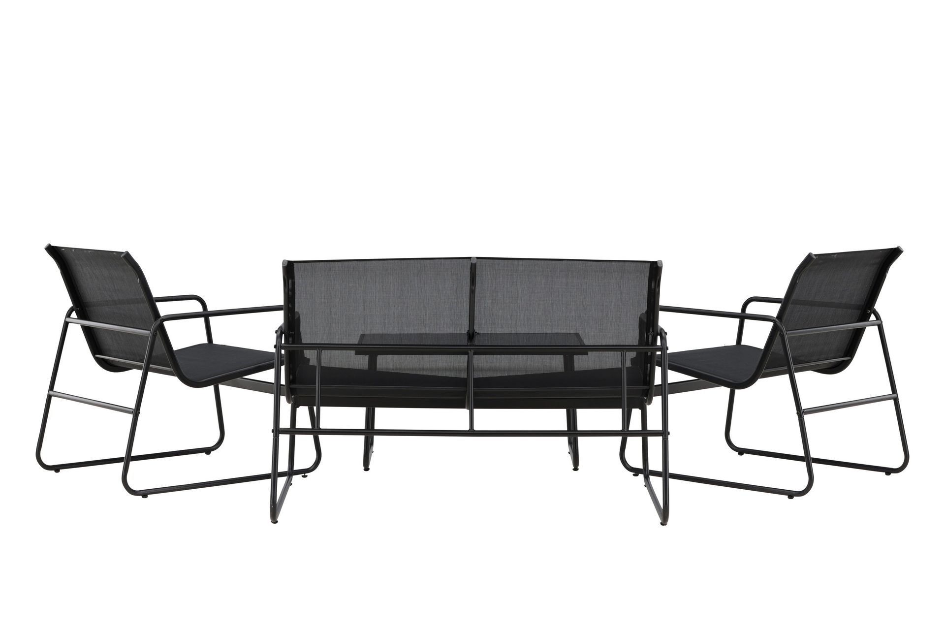 Scopello Sofagruppe Utendørs 4-seter - Svart - Hage - Utemiljø - Veranda & terrasse - Verandamøbler