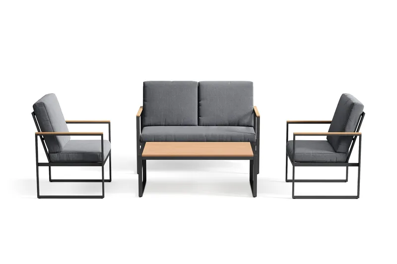 Serena Sofagruppe 4-seter, Antrasitt