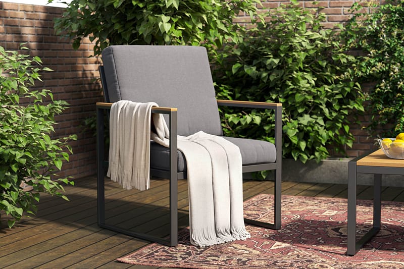 Serena Sofagruppe 4-seter - Antrasitt - Hage - Utemiljø - Veranda & terrasse - Verandamøbler