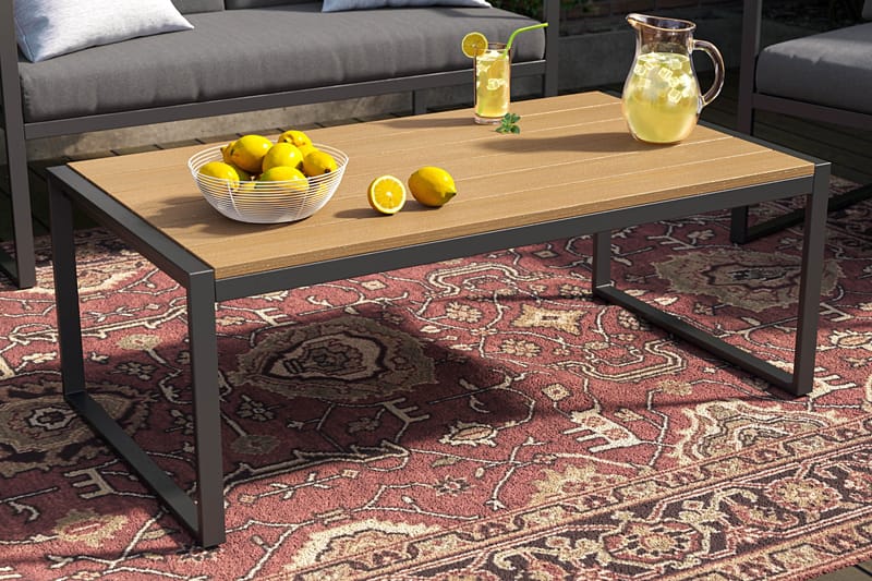 Serena Sofagruppe 4-seter - Antrasitt - Hage - Utemiljø - Veranda & terrasse - Verandamøbler