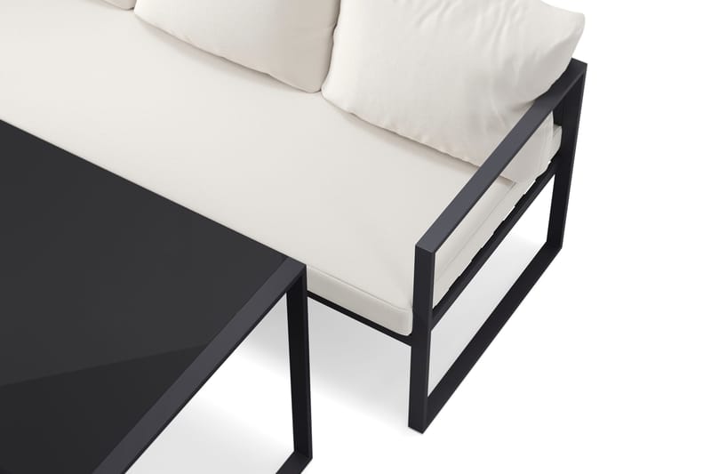 Silvia Loungegruppe Utendørs - Svart - Hage - Utemiljø - Veranda & terrasse - Verandamøbler