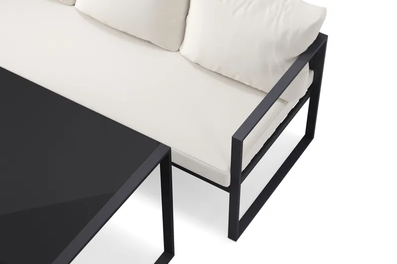 Silvia loungegruppe utendørs - Svart - Hage - Utemiljø - Veranda & terrasse - Verandamøbler