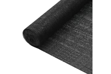 Skjermnett svart 1,2x25 m HDPE 75 g/m² - Svart - Hagemøbler - Solbeskyttelse - Avskjerming & vindskjerm - Skjerm