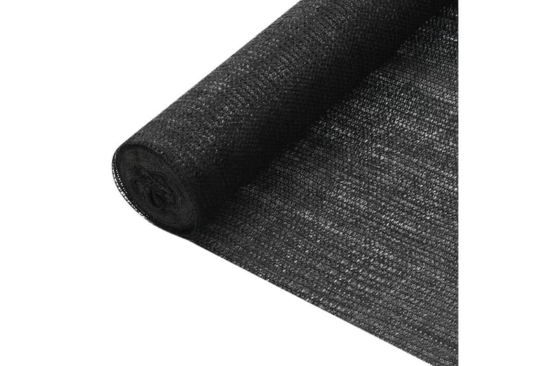 Skjermnett svart 1x10 m HDPE 75 g/m² - Svart - Hagemøbler - Solbeskyttelse - Avskjerming & vindskjerm - Skjerm