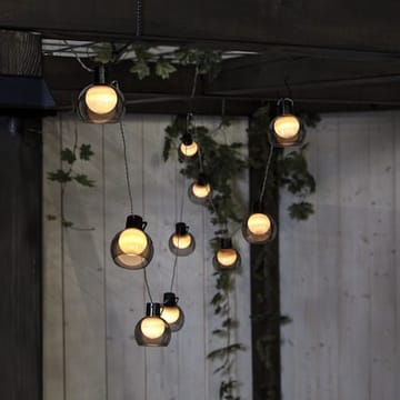 Smoky solcelleslynge - røykfarget - Hage - Utemiljø - Veranda & terrasse - Verandabelysning