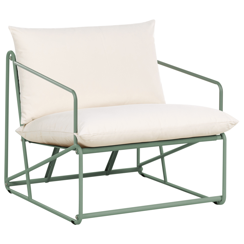 Sofagruppe utendørs 4-seter Ponte - Grønn/Beige - Hage - Utemiljø - Veranda & terrasse - Verandamøbler