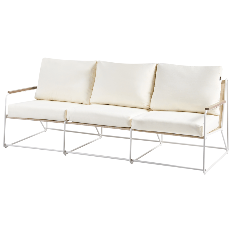 Sofagruppe utendørs 5-seter Venaria med bord - Hvit/Beige - Hage - Utemiljø - Veranda & terrasse - Verandamøbler