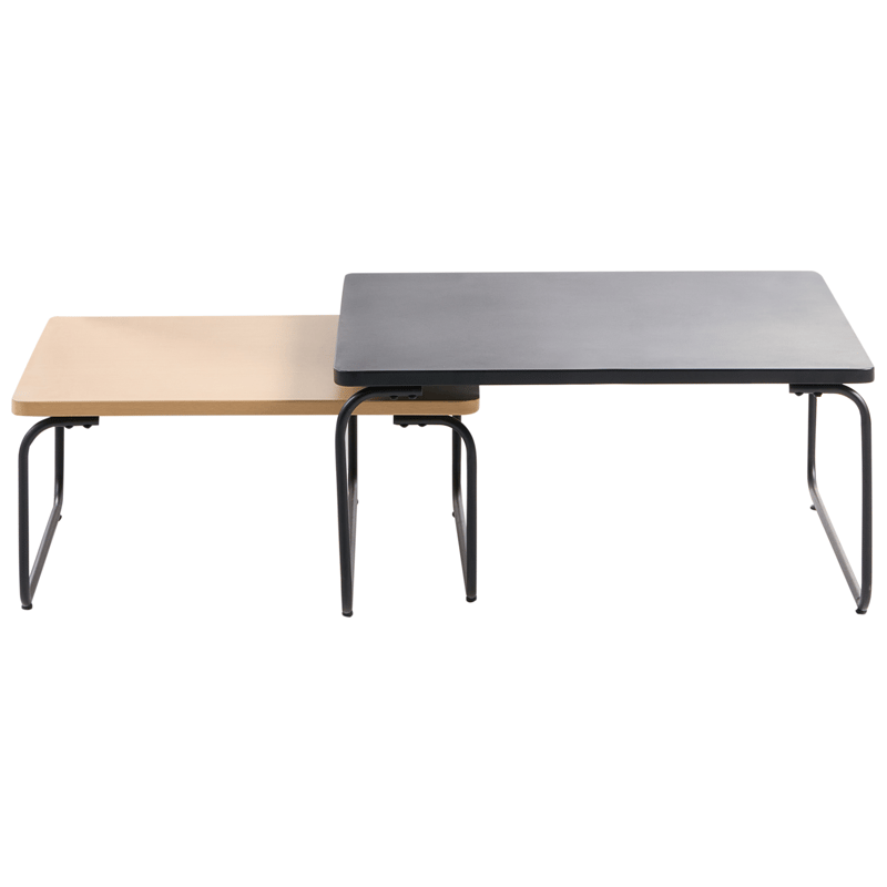 Sofagruppe utendørs 5-seter Venaria med bord - Svart/Beige - Hage - Utemiljø - Veranda & terrasse - Verandamøbler