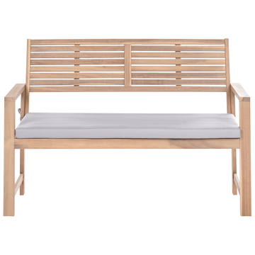 Sofagruppe utendørs med bord 4-seter Fiames akasietre - Brun/grå - Hagemøbler - Loungemøbler - Sofagruppe utendørs