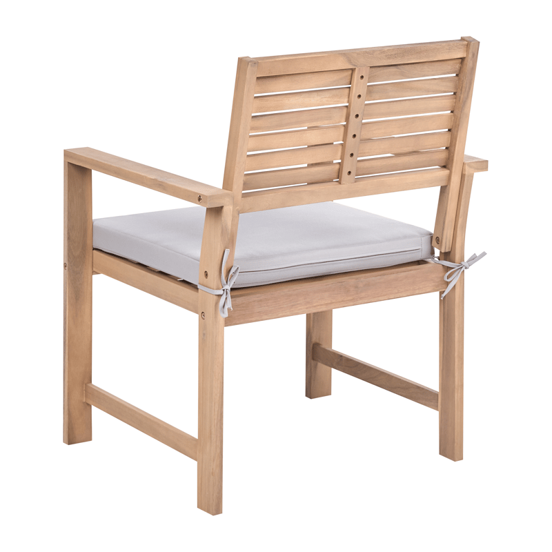 Sofagruppe utendørs med bord 4-seter Fiames akasietre - Brun/grå - Hage - Utemiljø - Veranda & terrasse - Verandamøbler