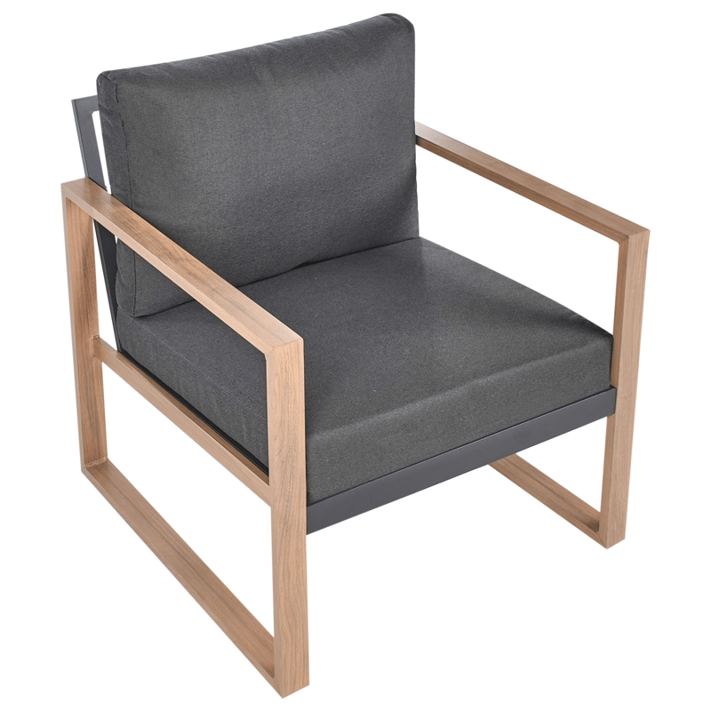 Sofagruppe utendørs med bord 5-seter Gelso - Grå/Brun - Hage - Utemiljø - Veranda & terrasse - Verandamøbler