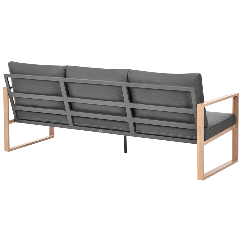 Sofagruppe utendørs med bord 5-seter Gelso - Grå/Brun - Hage - Utemiljø - Veranda & terrasse - Verandamøbler