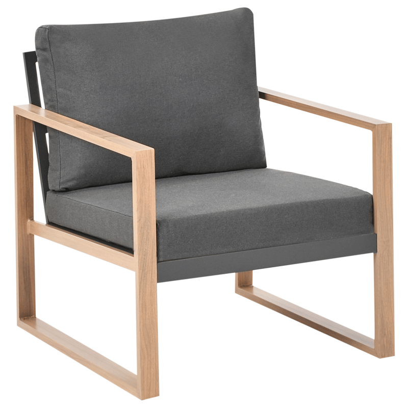 Sofagruppe utendørs med bord 5-seter Gelso - Grå/Brun - Hage - Utemiljø - Veranda & terrasse - Verandamøbler