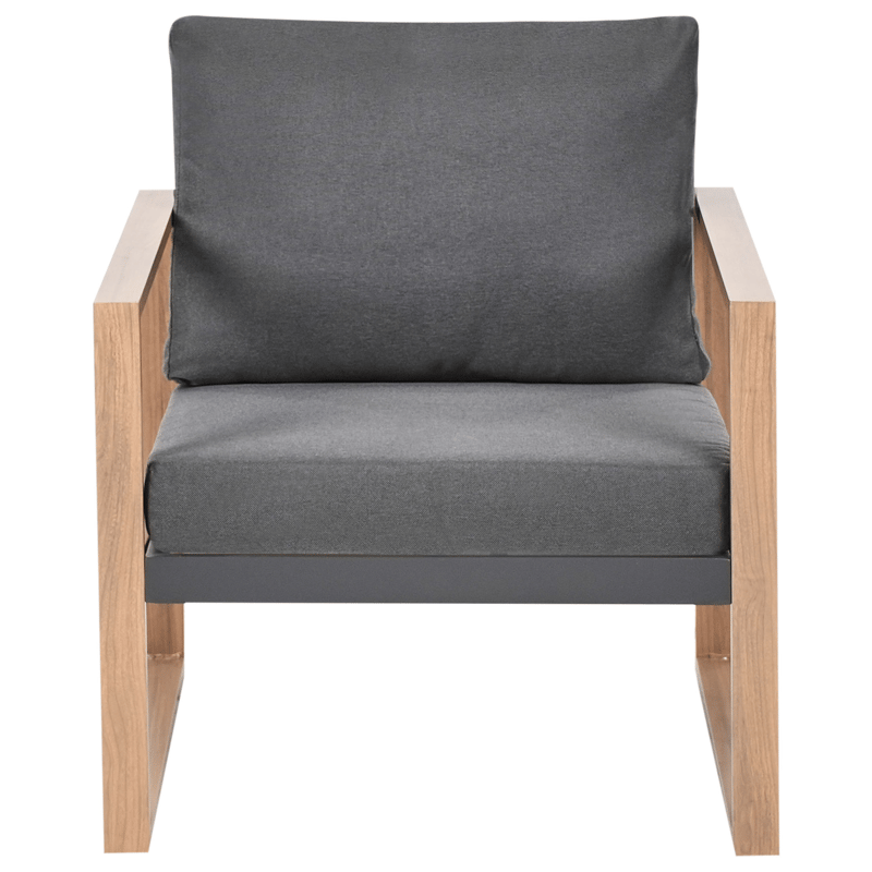 Sofagruppe utendørs med bord 5-seter Gelso - Grå/Brun - Hage - Utemiljø - Veranda & terrasse - Verandamøbler