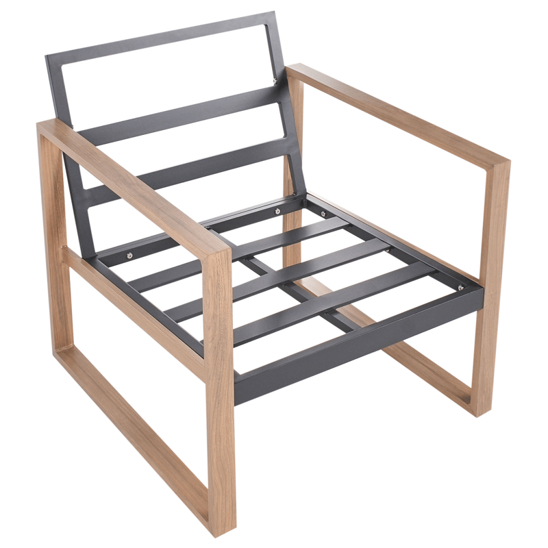 Sofagruppe utendørs med bord 5-seter Gelso - Grå/Brun - Hage - Utemiljø - Veranda & terrasse - Verandamøbler