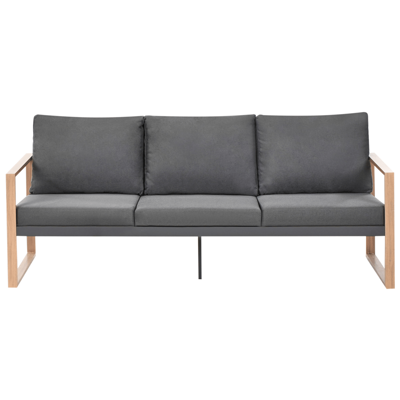 Sofagruppe utendørs med bord 5-seter Gelso - Grå/Brun - Hage - Utemiljø - Veranda & terrasse - Verandamøbler