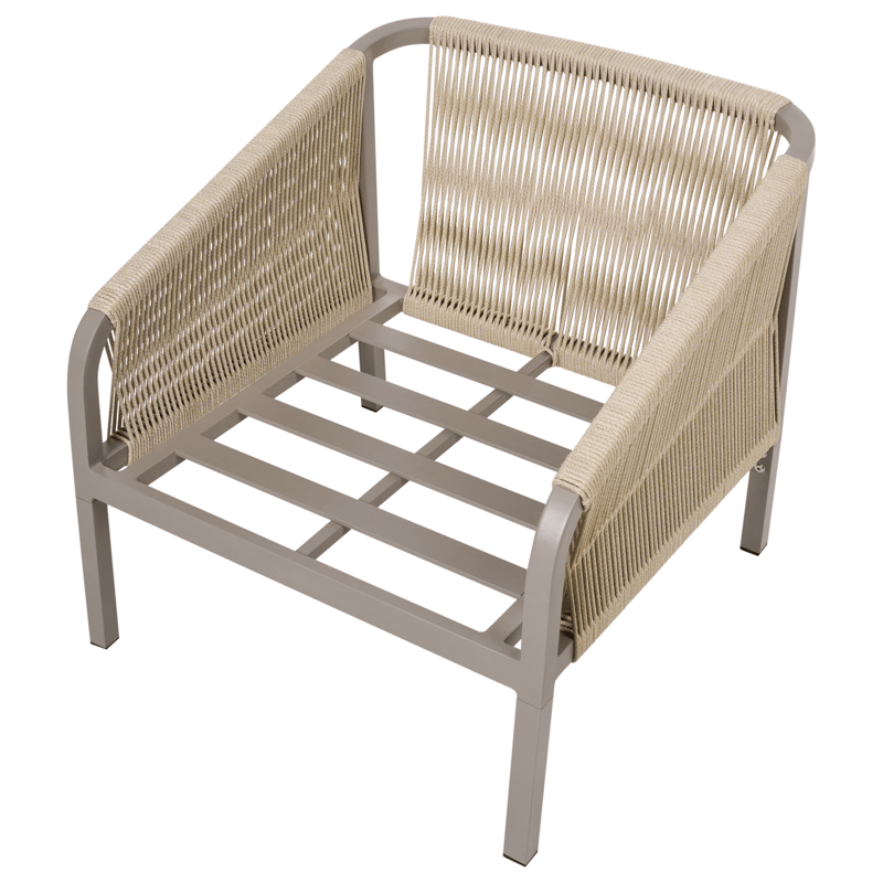 Sofagruppe utendørs med bord 5-seter Murato - Beige - Hage - Utemiljø - Veranda & terrasse - Verandamøbler
