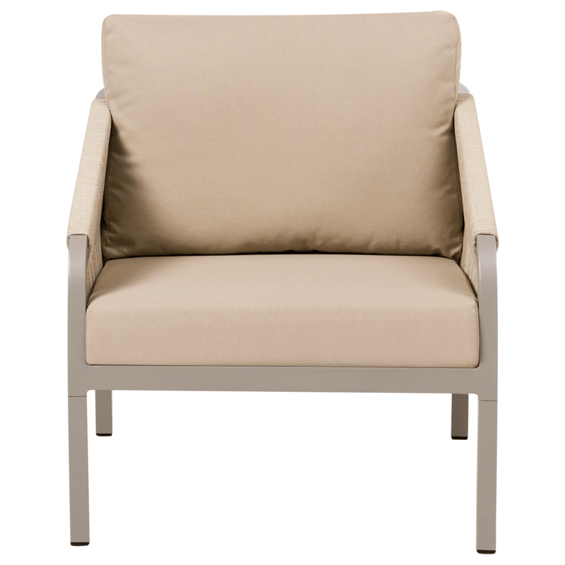 Sofagruppe utendørs med bord 5-seter Murato - Beige - Hage - Utemiljø - Veranda & terrasse - Verandamøbler