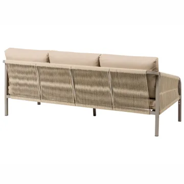 Sofagruppe utendørs med bord 5-seter Murato - Beige - Hagemøbler - Loungemøbler - Sofagruppe utendørs