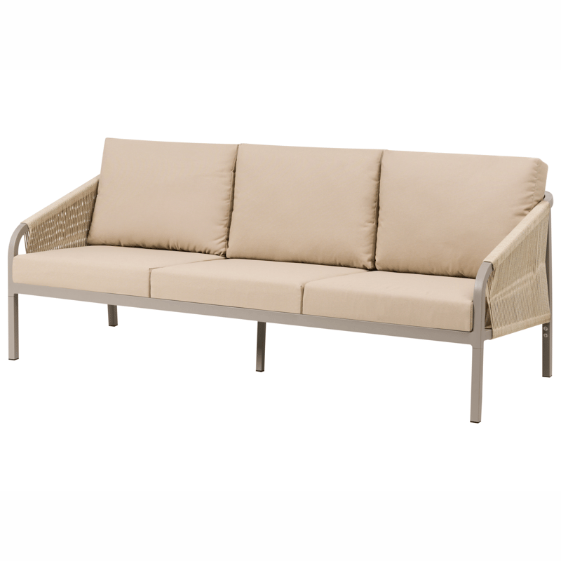 Sofagruppe utendørs med bord 5-seter Murato - Beige - Hage - Utemiljø - Veranda & terrasse - Verandamøbler