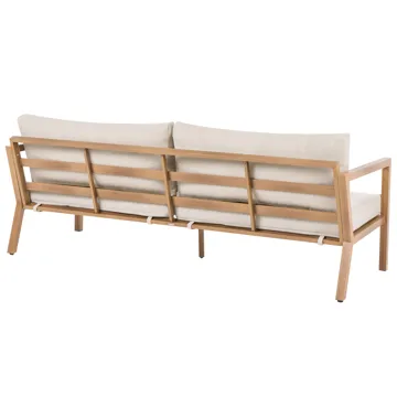 Sofagruppe utendørs med bord 5-seter Oneta - Brun/Beige - Hagemøbler - Loungemøbler - Sofagruppe utendørs