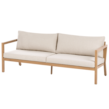 Sofagruppe utendørs med bord 5-seter Oneta - Brun/Beige - Hagemøbler - Loungemøbler - Sofagruppe utendørs