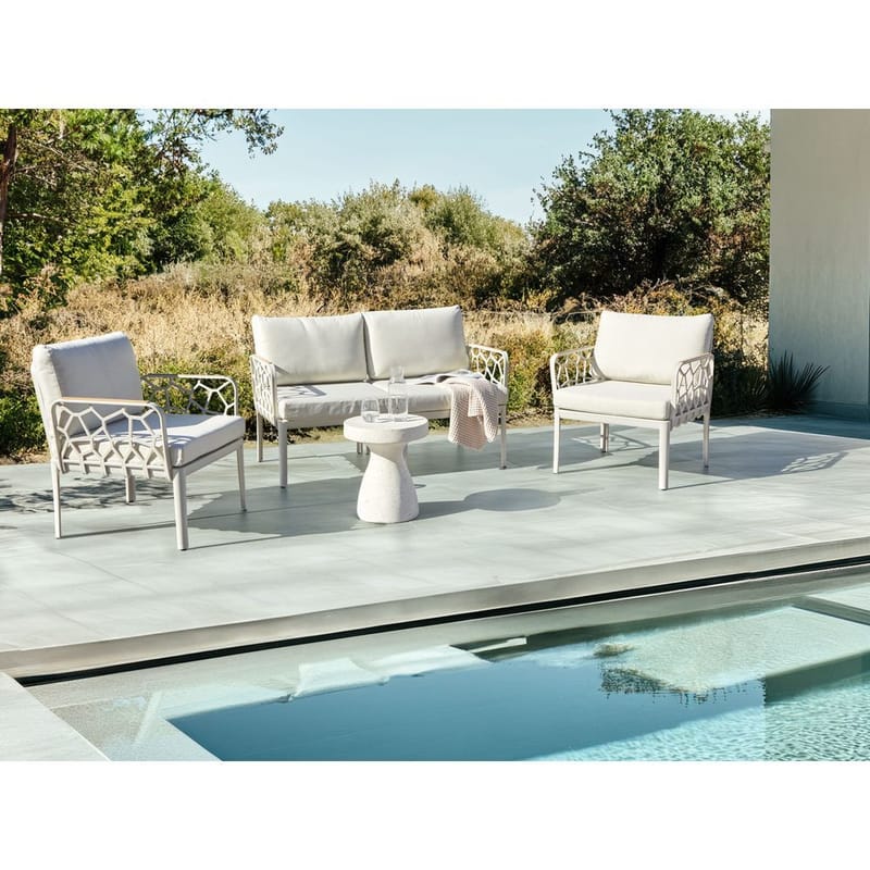 Sofasett Eriche - Beige, Brun - Hage - Utemiljø - Veranda & terrasse - Verandamøbler