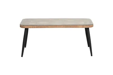 Soffgrupp Beliani Corinth Ii Natural||Grey||Black||Beige - Hagemøbler - Loungemøbler - Sofagruppe utendørs