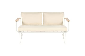 Soffgrupp Beliani Montesilvano Beige||White||Light wood - Hagemøbler - Loungemøbler - Sofagruppe utendørs
