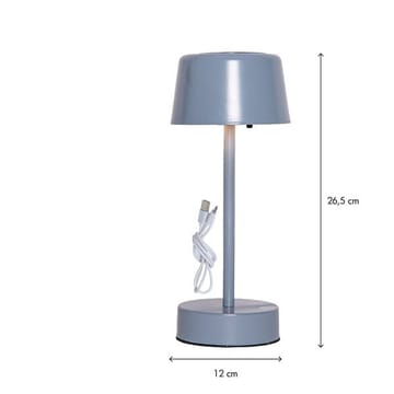 Solei solcellelampe 26,5 cm - mild blå - Hage - Utemiljø - Veranda & terrasse - Verandabelysning
