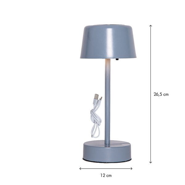 Solei solcellelampe 26,5 cm - mild blå - Hage - Utemiljø - Veranda & terrasse - Verandabelysning