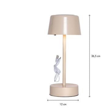 Solei solcellelampe 26,5 cm - varm beige - Hage - Utemiljø - Veranda & terrasse - Verandabelysning