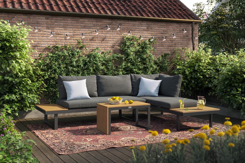 Sonia Sofagruppe 4-seter - Grå - Hage - Utemiljø - Veranda & terrasse - Verandamøbler
