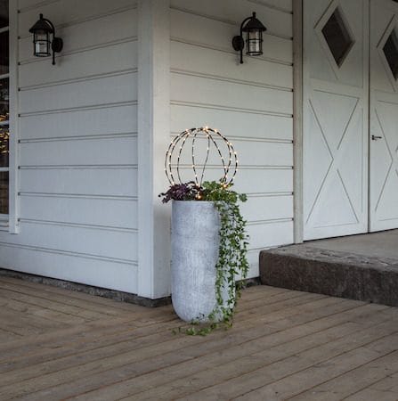 Sphere Utendørs dekorasjonsbelysning 40 cm - svart - Hage - Utemiljø - Veranda & terrasse - Verandabelysning