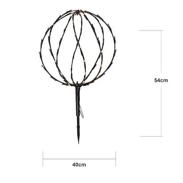 Sphere Utendørs dekorasjonsbelysning 40 cm - svart - Hage - Utemiljø - Veranda & terrasse - Verandabelysning