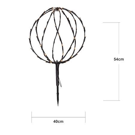 Sphere Utendørs dekorasjonsbelysning 40 cm - svart - Hage - Utemiljø - Veranda & terrasse - Verandabelysning