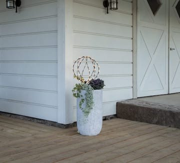 Sphere utendørsdekorasjon med belysning 30 cm - Svart - Hage - Utemiljø - Veranda & terrasse - Verandabelysning