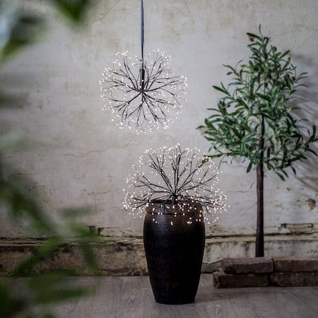 Stardust hengende dekorasjonsbelysning 48 cm - Svart - Hage - Utemiljø - Veranda & terrasse - Verandabelysning