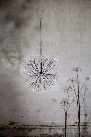 Stardust hengende dekorasjonsbelysning 48 cm - Svart - Hage - Utemiljø - Veranda & terrasse - Verandabelysning