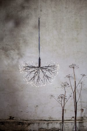 Stardust hengende dekorasjonsbelysning 48 cm - Svart - Hage - Utemiljø - Veranda & terrasse - Verandabelysning