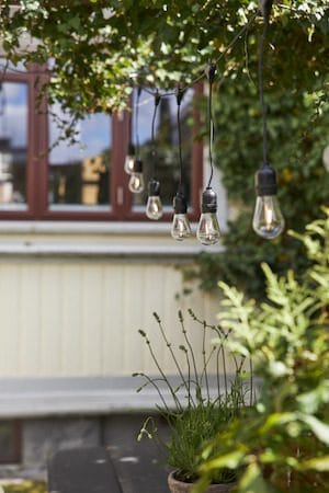 String Light lysslynge - transparent og svart - Hage - Utemiljø - Veranda & terrasse - Verandabelysning