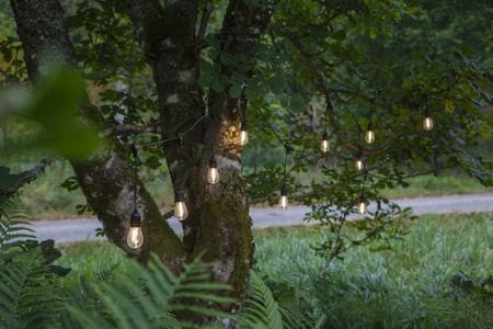 String Light lysslynge - transparent og svart - Hage - Utemiljø - Veranda & terrasse - Verandabelysning