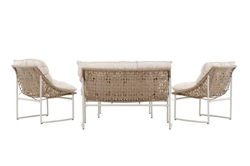 Tina Sofagruppe Utendørs 4-seter - Beige - Hage - Utemiljø - Veranda & terrasse - Verandamøbler