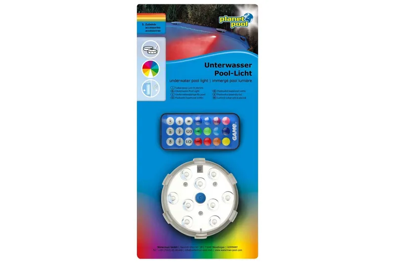 Undervannslys Planet Pool LED RGB med magnet og fjernkontroll - Hage - Utemiljø - Veranda & terrasse - Verandabelysning